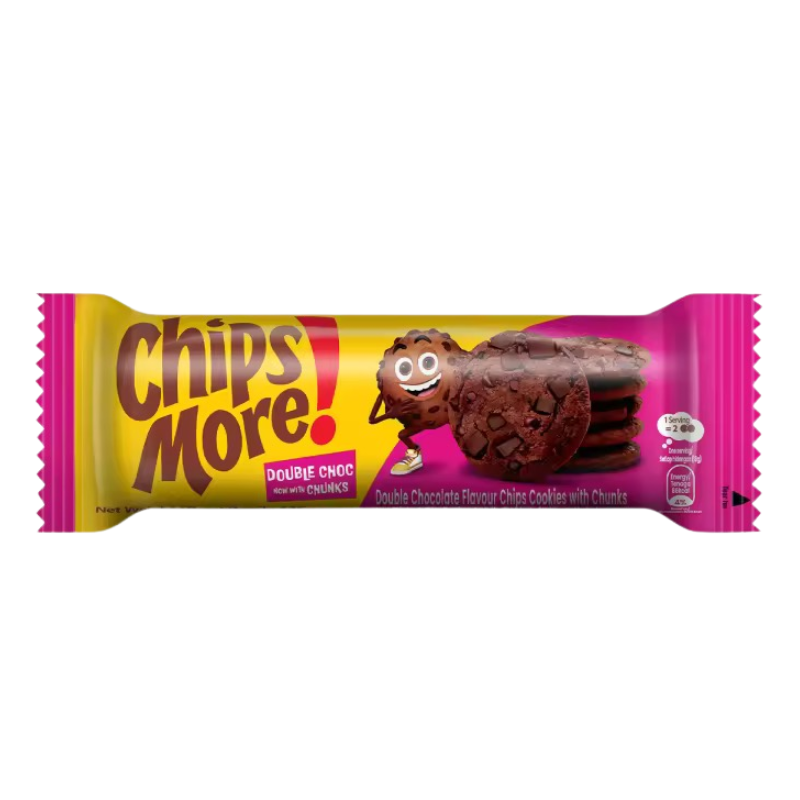 AqmlDG1mJaAR6cMziLoajTgUePm5wJFOGjnS64jz Chipsmore Biscuits Douple Chocolate 135g - Image 1