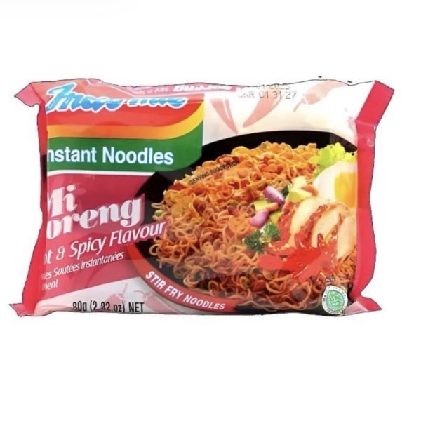 INDOMIE NOODLES MI GORENG HOT SPICY 80g