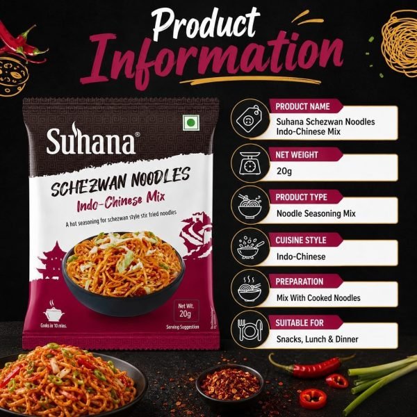 Suhana RTC Spice Mix 20g Schezwan Noodles